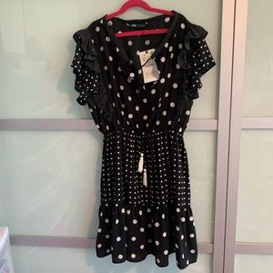Zara Polka Dot Dress NWT